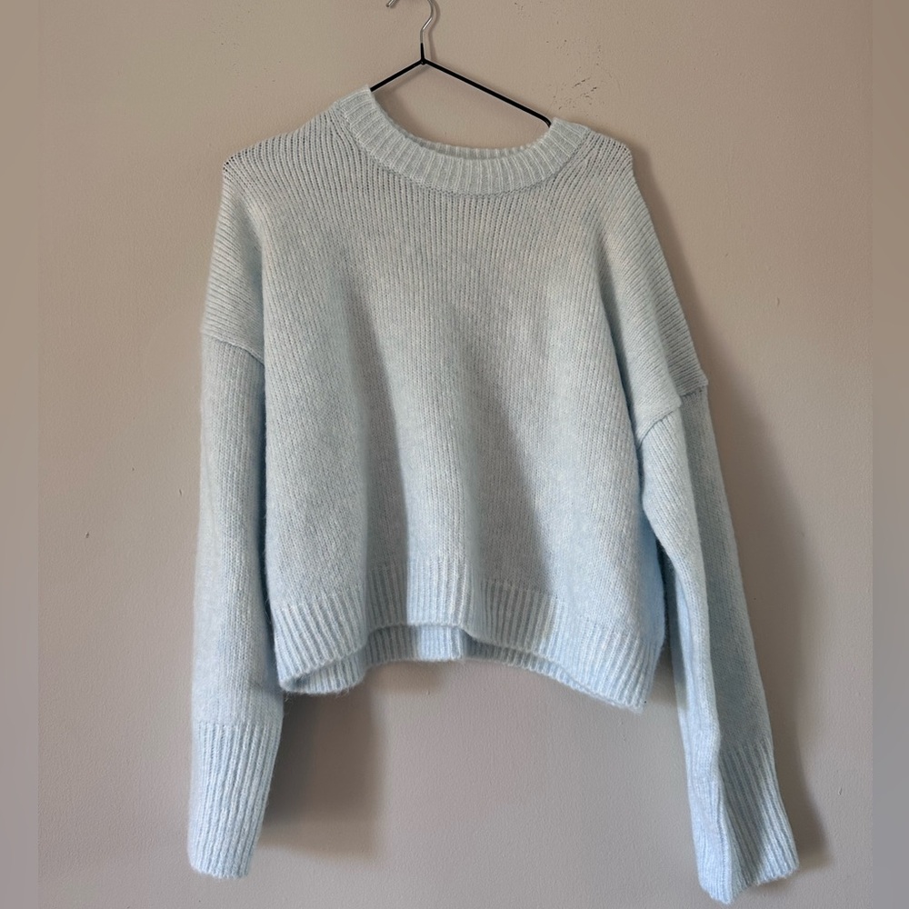 Abercrombie Aqua Sweater NWT XS